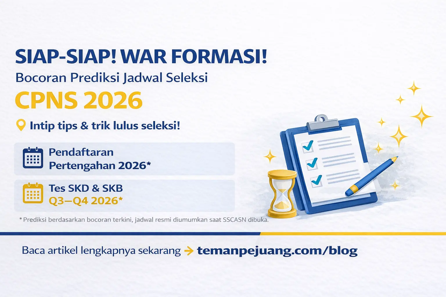 Siap-Siap "War" Formasi! Intip Bocoran Prediksi Jadwal Seleksi CPNS 2026