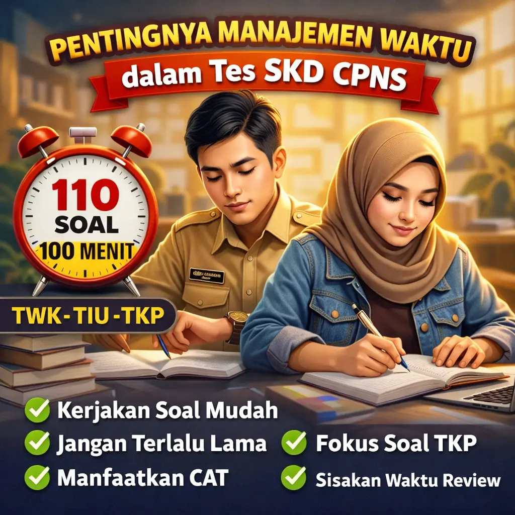 Cara Mengatur Waktu Saat Tes SKD CPNS Agar Semua Soal Terjawab